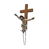 Bungee-Jesus-Kruzifix, springende Jesus-Statuen, Bungee-Jumping-Jesus-religiöse Dekoration, hängendes Kruzifix Christus-Erlöser für christliche Ostern, Zuhause, Wohnzimmer, Schlafzimmer, Bauernhaus