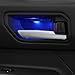 L2R for Toyota Land Cruiser Prado J250 LC250 (2024-2025) Interior Door Handle Bowl LED Lights Handle Bowl Mood Lighting Car Interior Decorative 1 Set (Blue Lighted)
