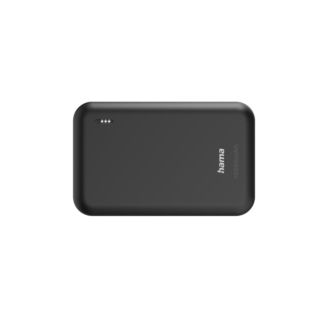 Hama Power Pack do ładowania telefonu 10000 mAh (powerbank, szybkie ładowanie, 2 x USB A, USB C, pojemny, lekki, mały, ładowarka) antracyt szary