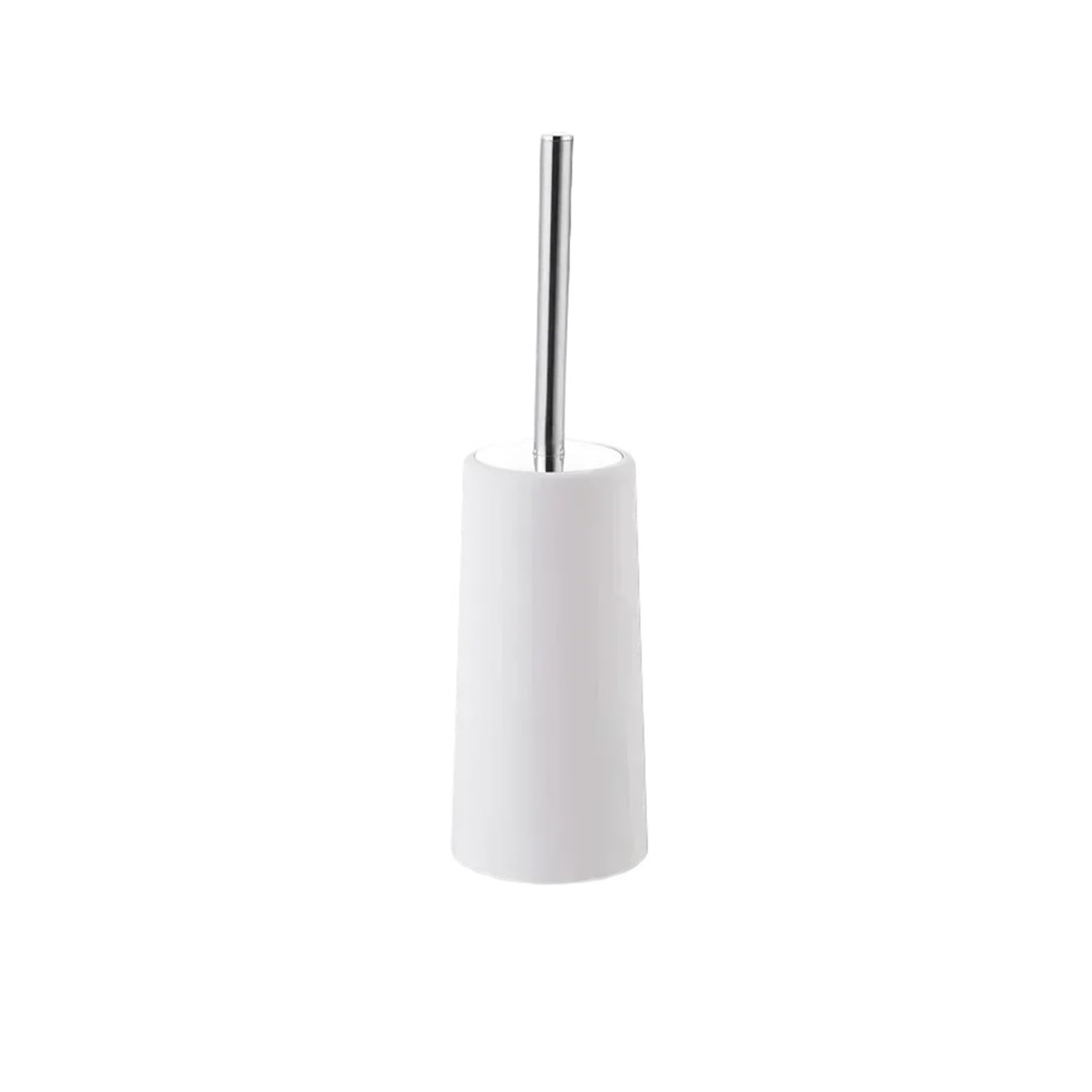Toilet Brush Golden Toilet Brush with Holder Wc Brush Bathroom Cleaning Brush Bath Accessories Household Floor Cleaning(White1)