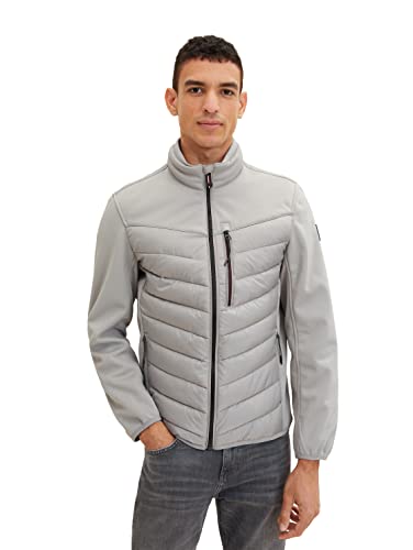 TOM TAILOR 1034035 Chaqueta para Hombre, Gris (30903 – Classic Dove Grey), M