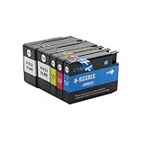 Volume d'impression élevé. DUAEANXI Cartouche d\'encre Compatible 932XL 933XL for HP932XL HP933XL HP932 932 933 for Officejet 6100 6600 6700 7110 7510 7512 7610 7612(1 Set 5PC)