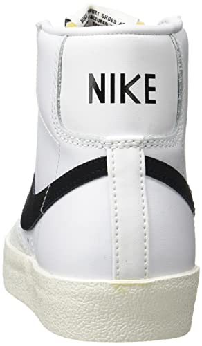 Nike Women's Basketball Shoe, White/Black, 9.5 #TOP2