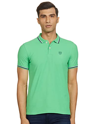 Image of Max Men Solid Slim Fit Polo T-Shirt