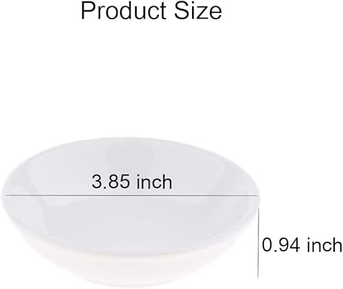 Miniatura 2 de 2 platos redondos de cerámica de repuesto de 3.8 pulgadas para calentador de quemador eléctrico, calentador de aceite redondo de cera para lámpara