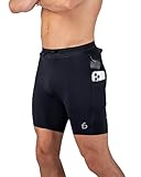 FlipBelt Men's Compression Shorts Elite - Black - M