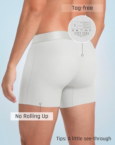 Calzoncillos tipo bóxer de microfibra premium con textura de seda de hielo 2