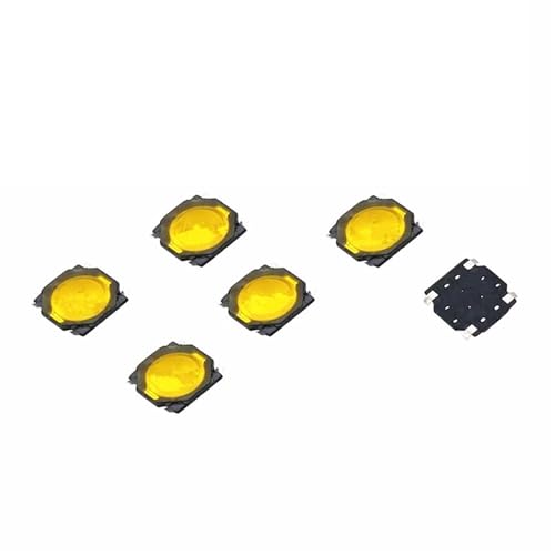 Interrupteur tactile résistant aux faux contacts film mince métal 3.7x3.7mm 50 pcs