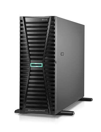 Image of Hewlett Packard Enterprise ProLiant ML350 Gen12 Tower Server (P87788-005), Xeon 6515P 16-Core, 64GB DDR5, 8SFF, 1x960GB SSD, MR408i-o RAID, Dual 800W PSU | 1 x Intel Xeon 6515P 2.30 GHz, 64 GB RAM, 960 GB SSD - (2 x 480GB) SSD Configuration