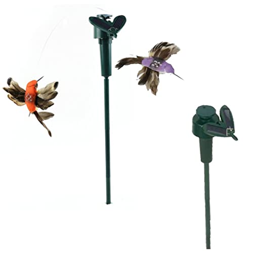 Luces de jardín de colibrí automáticas y resistentes al agua 8