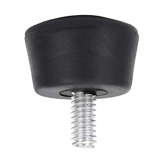 Almofada de pé de borracha, metal + borracha 1 PCS Almofada de pé de tripé, 2 tamanhos Móveis diário