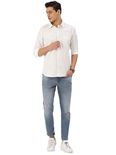Image of Style Quotient Men Black Solid Casual Regular Fit Shirt
