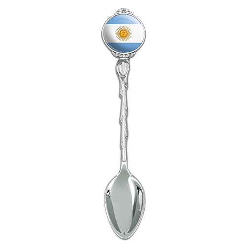 Argentina Country Flag Novelty Collectible Demitasse Tea Coffee Spoon