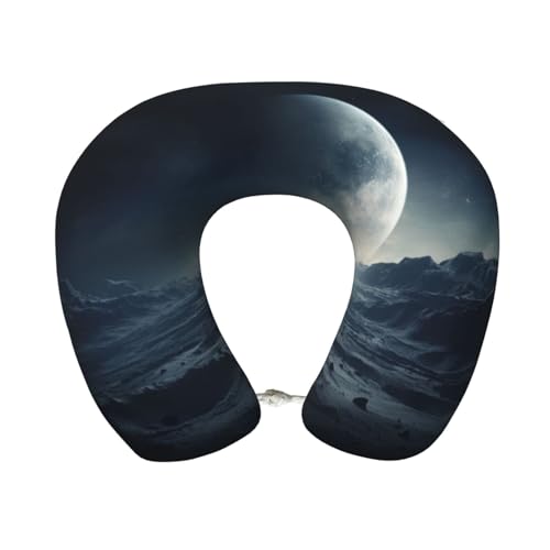 Almohada de cuello de espuma viscoelástica para viaje miniatura 1