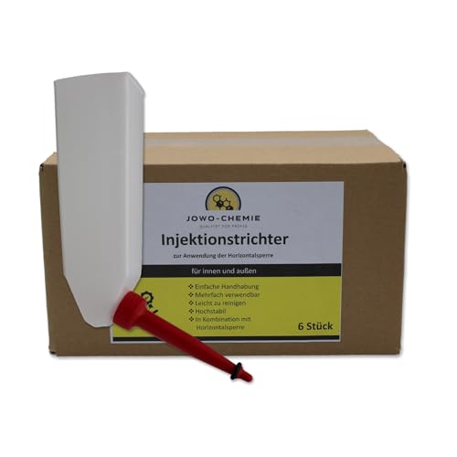 Injektionstrichter (6-128 Stück) zur Anwendung der Horizontalsperre (40)