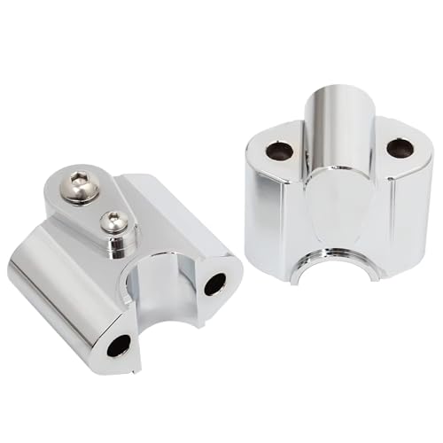 Riser guidon BMW R18 2020 2021 2022 adaptateur pince alu chromé