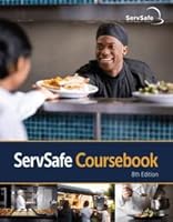 ServSafe Coursebook, 8th Edition, Softcover + Online Exam Voucher 0866127402 Book Cover
