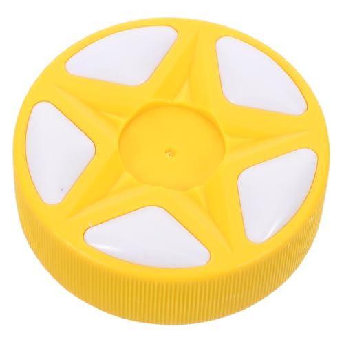 BESPORTBLE High Visibility Roller Hockey Puck for Indoor Outdoor Training Versatile Street Hockey Puck Suitable for All Ages Yellow Multifunctional Sports Equipment for Inline Skating