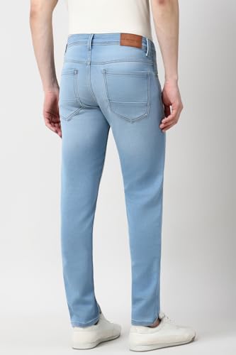 Image of Peter England Men's Skinny Fit Jeans | Premium | Casual Wear | Stylish Bottoms