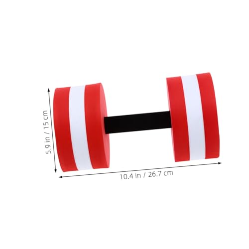 Barra flotante roja EVA para piscina, equipo fitness acuático miniatura 3