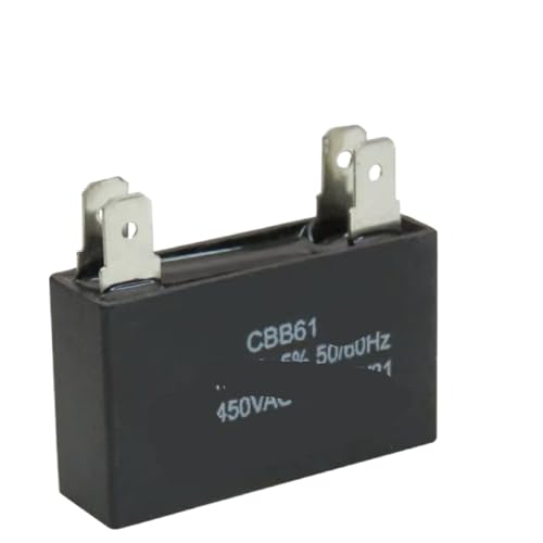 Condensateur CBB61 12uF 450V pour moteur de hotte et extracteur d'air