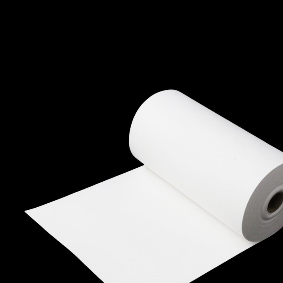 manta aislante de fibra cerámica Junta de sellado termal del papel de fibra cerámica del silicato de aluminio for tamaños múltiples de la industria(6mm*0.61m*10m)