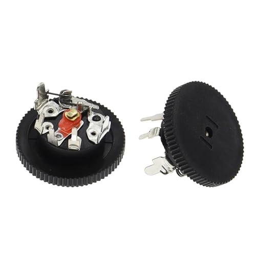 Potenciómetro de radio RV12 de ángulo recto con interruptor integrado para control de volumen 5