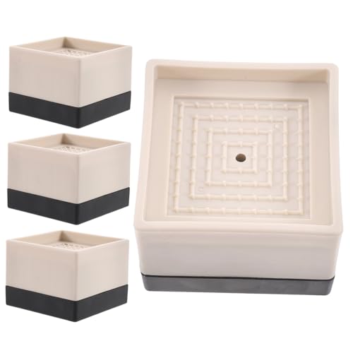 IWOWHERO Anti-Slip Bed Risers Pack Heavy Duty Furniture Risers Height Lifters for Chair Desk