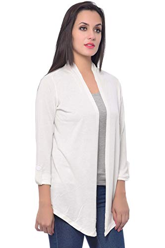Image of Frenchtrendz Womens's Viscose Crepe Shrug(Size: XS-4XL)