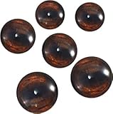 GLASS EYES: Glass eye cabochons for jewelry making, sculptures, taxidermy, and other crafting projects. FLATBACK CABOCHONS: Slightly domed on the surface of the eye, and flatback on the backs. VERSATILE: Use these glass eye cabcohons in fx puppertry ...