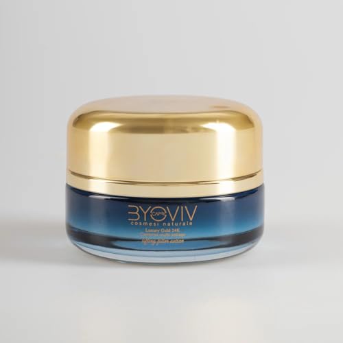 BYOVIV CAPRI Contorno Occhi Anti-age con Oro 24K, Lifting e Antirughe, con Caffeina, Acido Ialuronico, Burro di Karité, Vitamina E, Peptidi, 30 mL