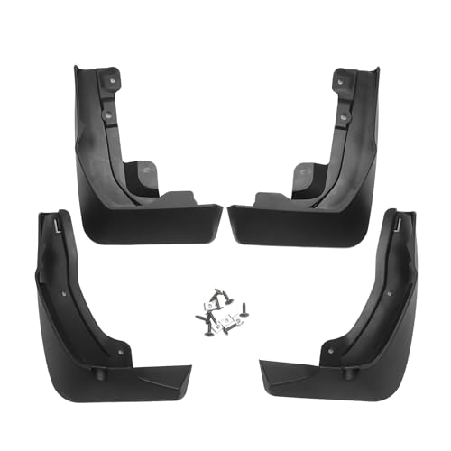 Image of Mud Flap Splash Guard with Mount Accessories Front & Rear Side Mud Guard for Honda CR-V 2023 2024 (Set of 4), 29x25x12.5cm, Black
