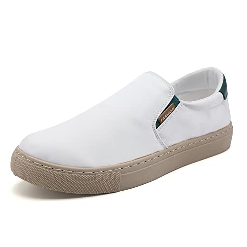 New Large Size Men's Shoes Ice Silk Canvas Shoes Slip-on Casual Shoes