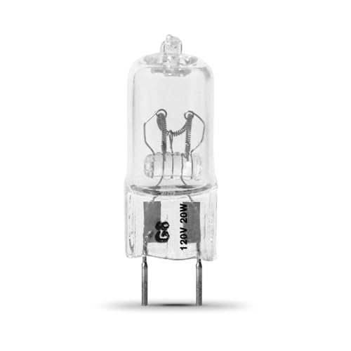 Feit Electric 20-Watt Xenon Halogen Light Bulb, Dimmable, 3000K Bright White, G8 Bi-Pin Base, 170 Lumens, 90+ CRI, Cool & Long-Lasting for Under Cabinet, Accent, Display, & Task Lighting, 3-Pack