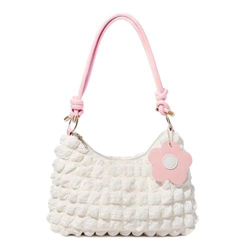 FOSDICK Sac Bandoulière Femme, Design Plissé Sac a Main Femme, Sacoche femme Bandoulière Tendance Décontracté, Léger et Doux Handbags for Women, Shoulder...