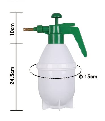 Spruzzatore a Pressione d'azione for Pompa Multiuso - 1,5 Litri for Piante da Interno, Pulizia, Esterno, fertilizzanti da Giardino Spruzzatore di Pressione comprende i beccuccio in Ottone