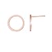Simple Circle Stud Earrings - Minimalist Geometry Earrings Set for Women