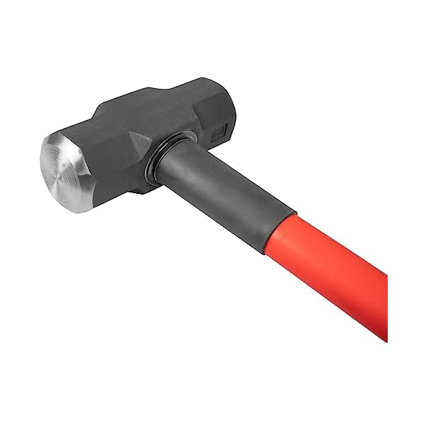 WALTER Professional Vorschlaghammer 4,5 kg 90 cm, Abbruchhammer, Sledge Hammer, vibrationsdämpfender Fiberglas-Griff für bequeme Handhabung und präzise Steuerung, robust und langlebig – Bild 3
