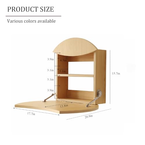 Table murale pliante peu encombrante pour aménager un petit studio urbain - 3