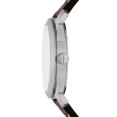 Image of Fossil Men's Watch, Machine Quartz Stainless Steel Three-Hand Watch for Men