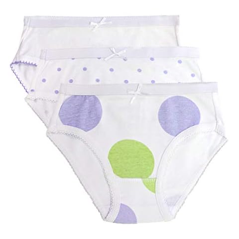 Feathers Girls Tagless Cotton Briefs - 3 Pack Cover