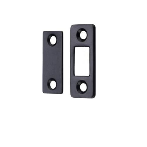 Eojmvxar Succión magnética sin perforaciones, 4 unidades. El imán magnético ultrafino y fuerte para puerta es muy fuerte para muebles, succión de colisión magnética, puertas correderas, cajones