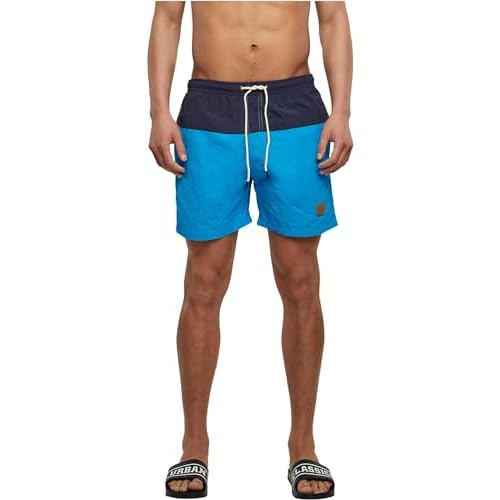 Bambino Mio, wiederverwendbare schwimmwindel, blauer tintenfisch, L (1-2 Jahre) 5 Urban Classics Herren Badehose Block Swim Shorts nvy/tur M