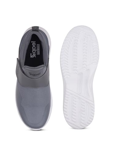 Image of Liberty Leap7x FLATRON-1E Non-Lacing Walking Shoes for Men with EVA Sole| Suitable for Jogging, Workout, Gym & Outdoor Activity | Stylish, Lightweight & Comfortable Footbed | Sports Footwear