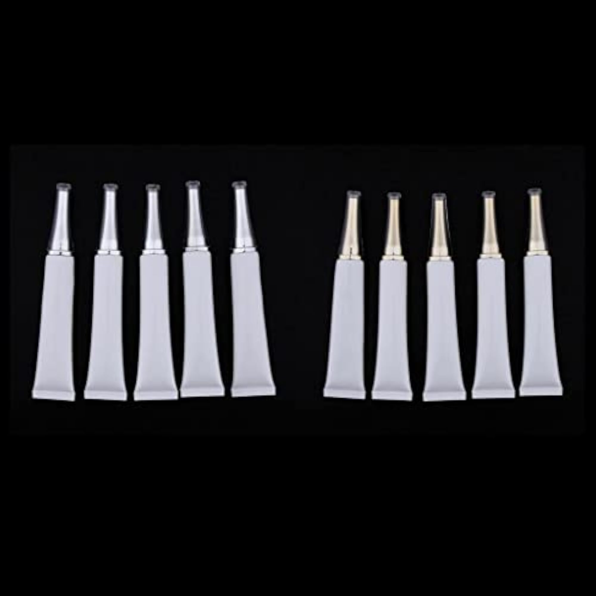 5X Empty Tubes Bottle Makeup Sample Packing Jar
