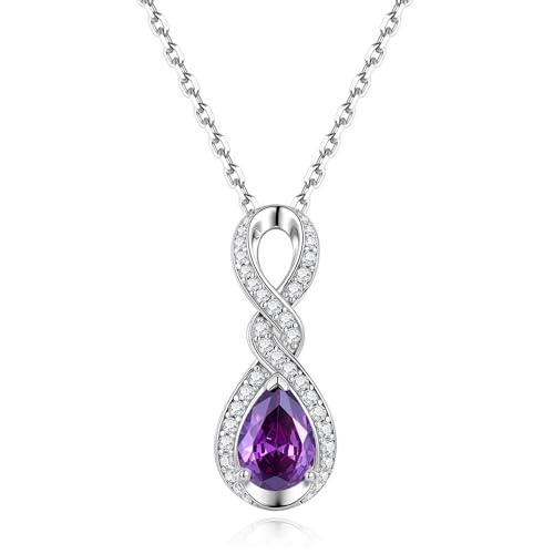 Collier pierre de naissance infini symbole d'amour éternel pour elle