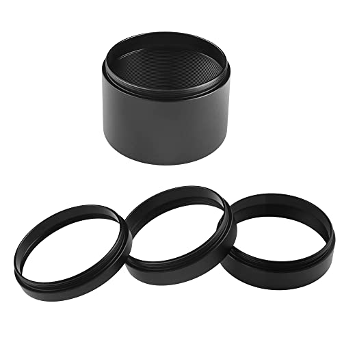 Astromania Astronomical 2"/M48-Extension Tube Kit For Cameras And Eyepieces - Length 5Mm 8Mm 10Mm 30Mm - M48X0.75 On Both Sides #TOP4
