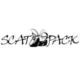 Generic Scat Pack angry bee logo. Black Permanent waterproof vinyl decal for Dodge Challenger/Charger Scat Pack models. Matte finish.