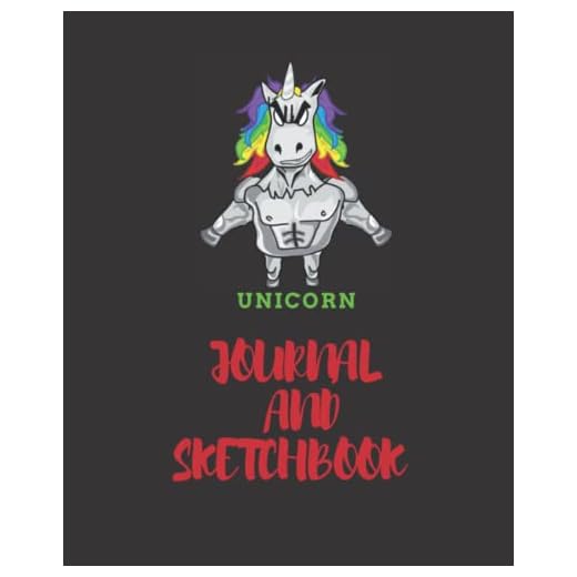 Unicorn Journal and Sketchbook: Journal and Notebook for Girls: 7.5*9.25 in (19.05*23.5 cm) 100 pages Unicorn Journal and Sketchbook