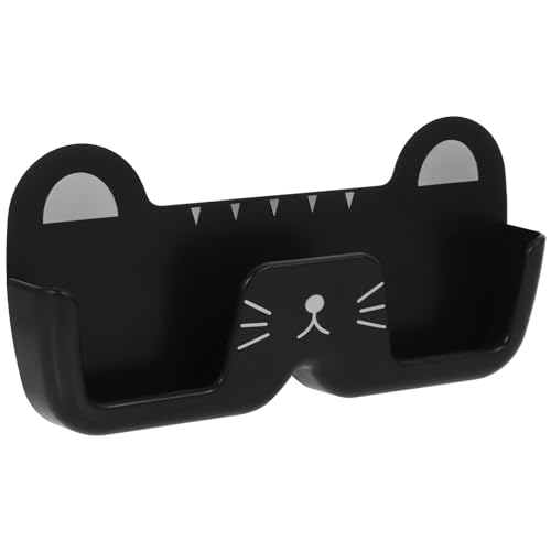 Alipis Eyeglasses Holder Stand Wall Mounted Sunglasses Display Case Glasses Organizer Black